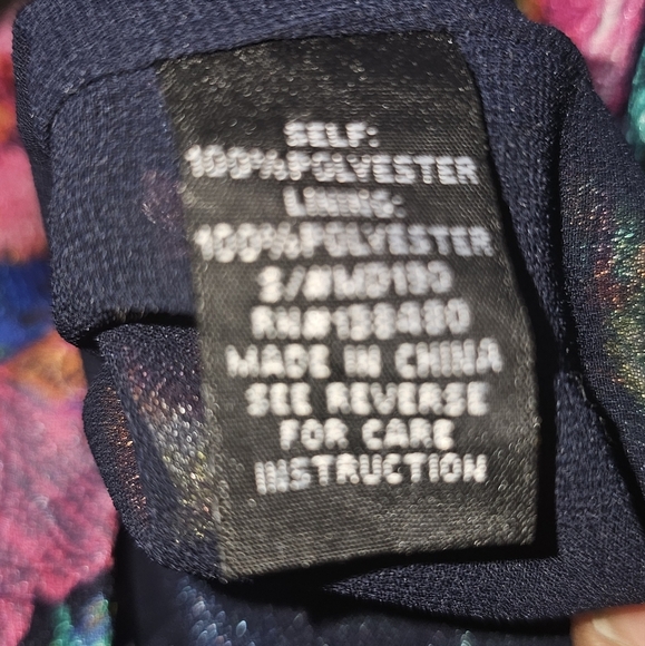 Anthropologie HD In Paris Multicolor Floral Shift Dress Women XXS Front Pockets - Picture 14 of 15